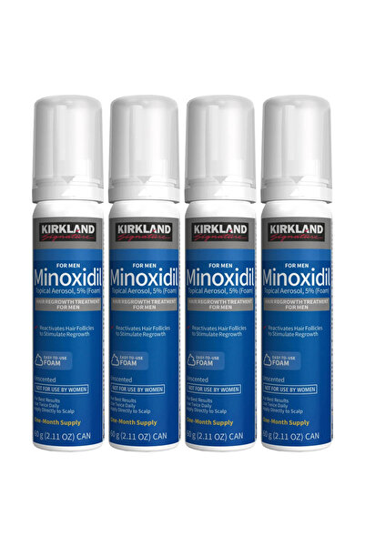 Kirkland Signature Set spumă pentru tratamentul căderii părului cu Minoxidil ...