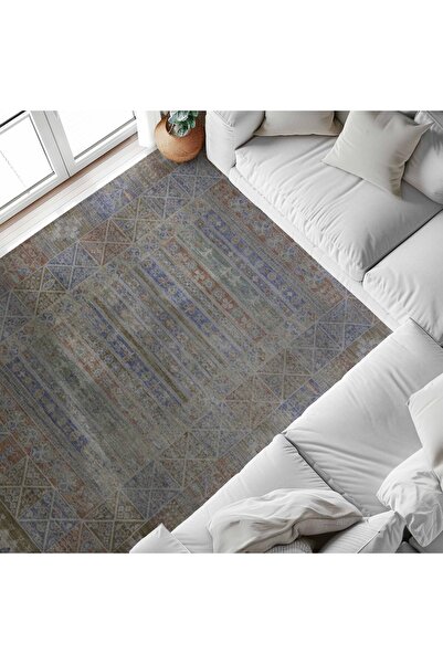 Al Kaffary Carpet Carpet Naples, Traditional design rug, made in Turkey, perfect for living rooms, blue &begie
