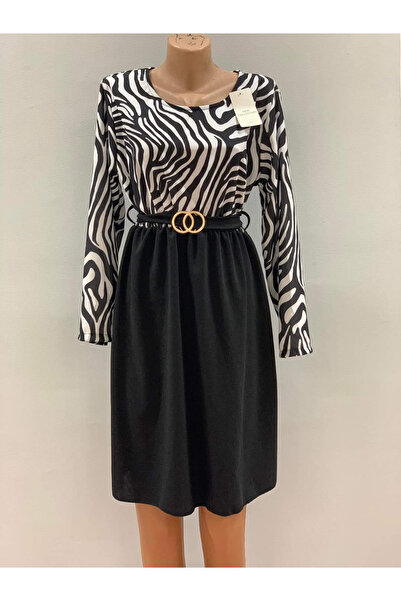 OEMN Rochie de zi cu imprimeuri diverse - ALN