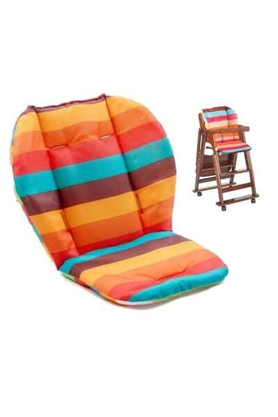 Generic وسادة كرسي مرتفع للأطفال، غطاء مقعد كرسي مرتفع للأطفال، وسادة مبطنة لكرسي مرتفع للأطفال