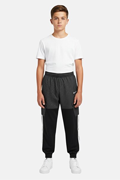 Nike Kids Boy Loose Fit Outdoor Pants, Black