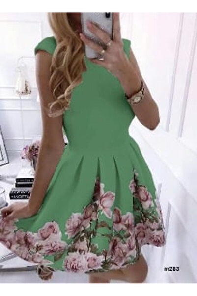 OEMN Short Floral Print Dress - Camy