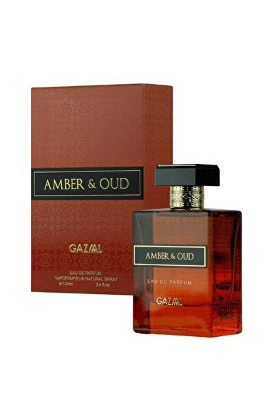 GAZAAL عطر أمبر آند عود إيسنس أو دي بارفان - للجنسين، 100 مل