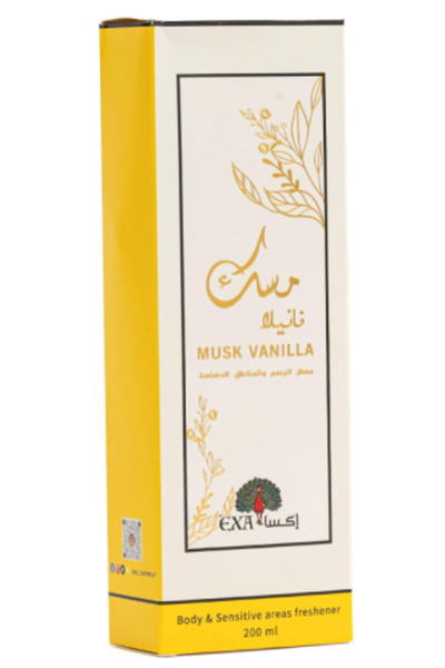 Aksa عطر للجسم والمناطق الحساسة - مسك فانيليا 200 مل