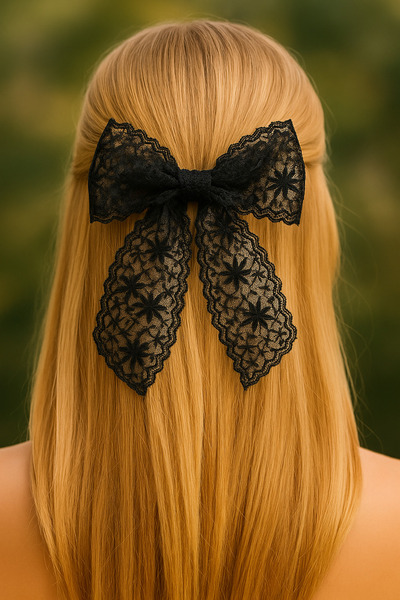 PaminBags Aksesuar Δαντελένια πόρπη με φιόγκο που κλειδώνει