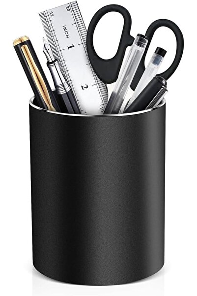Arabest PencilHolder, Round Aluminum Desk Organizer, Anti-Slip Base, Multi-Pu...