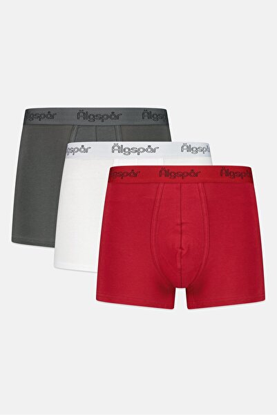 Algspar 3 أزواج من سراويل الرجال ذات الشعار التجاري، متعددة الألوان