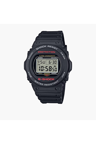 G-SHOCK Men's 49MM Black Digital Plastic Strap Watch | DW-5750UE-1DR