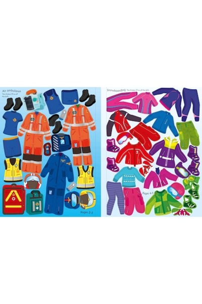 Usborne Sticker Dolly Dressing Action