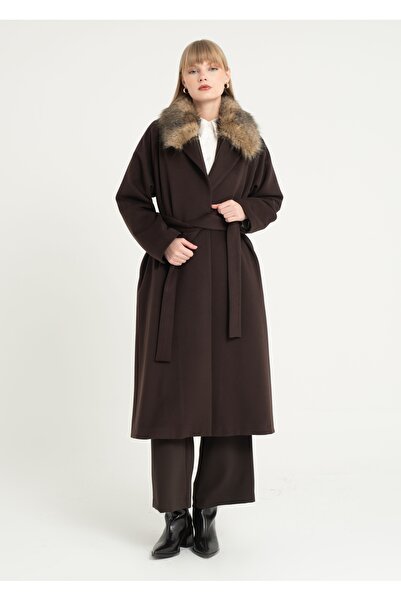 Armağan Fur Collar Coat