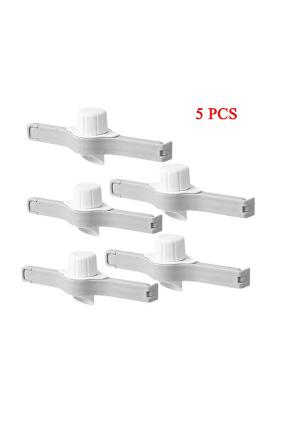 choice2 5 قطع من مشابك إغلاق أكياس التوابل وأغطية لولبية لحفظ مسحوق الحليب والملح والوجبات الخفيفة في المطبخ