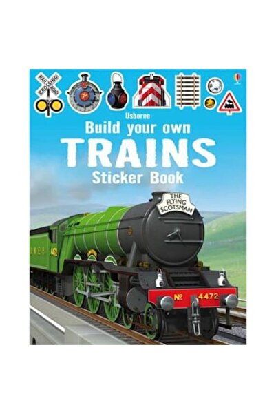 Usborne Publishing Φτιάξτε το δικό σας βιβλίο με αυτοκόλλητα τρένων