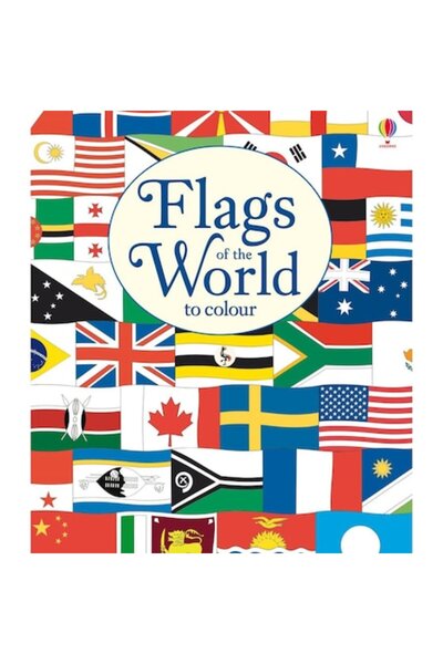 Usborne Publishing Carte de colorat Steagurile lumii - Flags of the World to ...