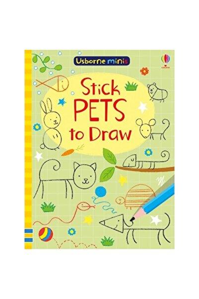 Usborne Publishing Lipește animale de companie pentru a desena