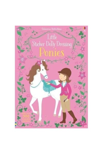 Usborne Publishing Micul autocolant Dolly Dressing Ponei