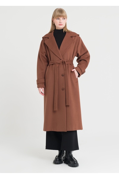 Armağan Button Closure Hooded Coat