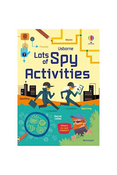 Usborne O mulțime de activități de spionaj (Caiet de activități) -