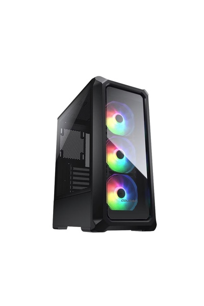 Cougar Carcasa Archon 2 RGB, MidTower, Panou lateral transparent Negru