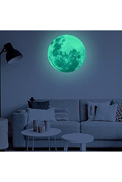 Original Deals RO Decorative Sticker Moon Glowing Sticker, 22cm, Original Deals®