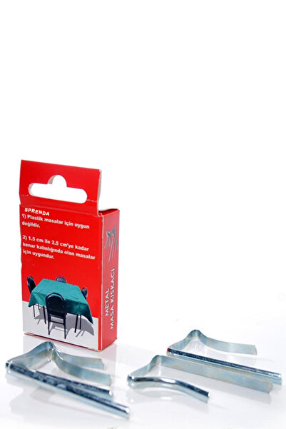 SPRENDA Masa Örtüsü Mandalı Metal 4 Adet