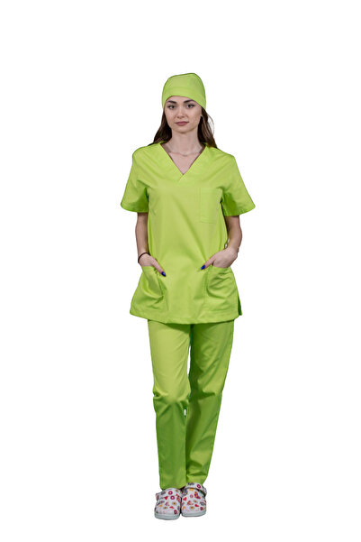 Masstex Unisex medical blouse made of terry cloth