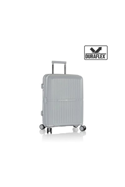 Heys Airlite 54 CM Small Cabin PU Hard Sided 4-Wheeler Spinner Trolley Bag wi...