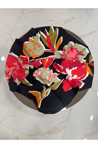 PAPLİO FERRE Eșarfă de mătase Tivil pentru femei VERDE 90 x 90