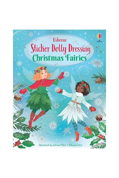 Usborne – Sticker Dolly Dressing Christmas Fairies – Sticker Book for Childre...