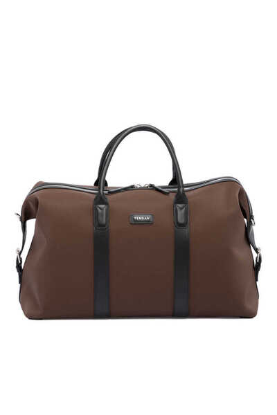 Tergan Kahverengi Unisex Seyahat Çantası - S1SC00021330-S7N