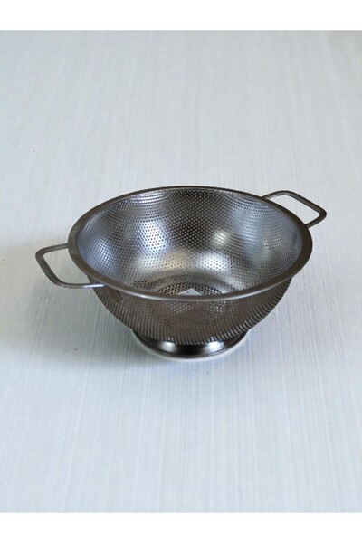 WDA مصفاة من الفولاذ المقاوم للصدأ بمقبضين - مصفاة متينة ذات شبكة دقيقة لغسل ...