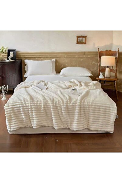 Pucioasa Home Premium Fur Blanket 200x230 – Ultra Soft, Fluffy and Elegant