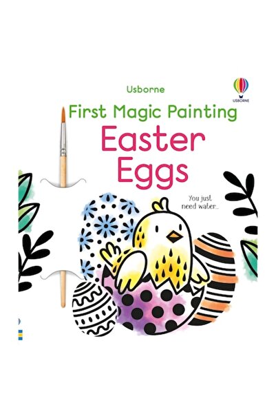Usborne Carte de pictat magic cu apă - Primele ouă de Paște pictate magic (Us...