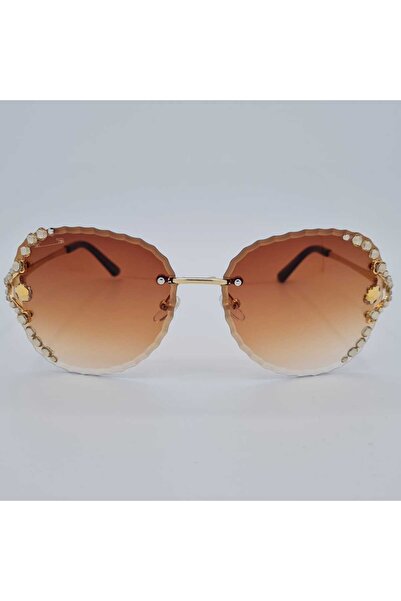 Produse.Top Ochelari de soare, dama, Matteo Ferari, maro cu strasuri + toc si laveta GRATIS UV400 OSD031