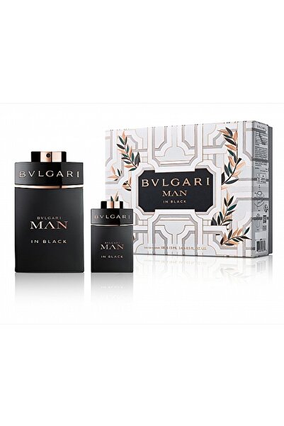 Bvlgari Man In Black For Men Set Eau De Parfum 100ml + Eau De Parfum 15ml