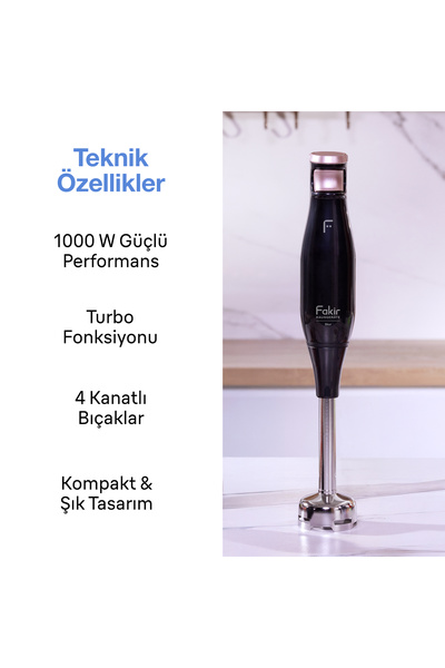 Fakir Stor Blender Seti Black & Rosie