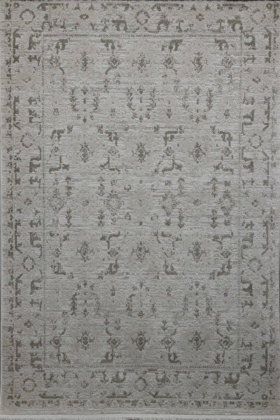 Al Kaffary Carpet سجادة تولان، تصميم عصري بسيط، مصنوعة في تركيا، رمادي فضي