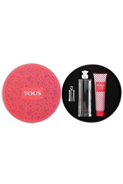 Tous For Women Set Eau De Toilette 90ml + Eau De Toilette 4.5ml + Bl 150ml (Round Box)