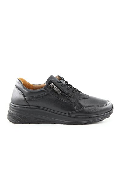 Castle Black 42748 Γνήσιο Δερμάτινο Ορθοπεδικό Μαύρο Γυναικείο Παπούτσια Μητρ...