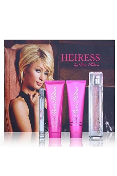 Paris Hilton Heiress For Women Set Eau De Parfum 100ml + Eau De Parfum 10ml + Bl 90ml + Sg 90ml