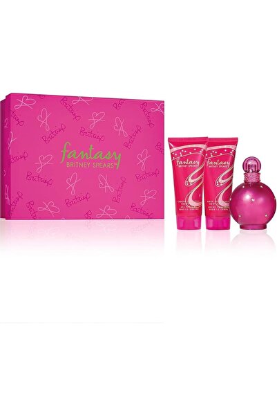 Britney Spears Fantasy For Women Set Eau De Parfum 100ml + Body Souffle 100ml + Sg 100ml