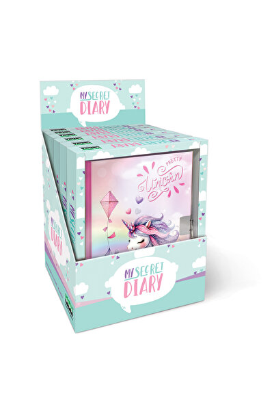 Lebez Jurnal Pretty Unicorn, cu cutie cadou, 80 de pagini, 13 x 18 cm (6 buc/...