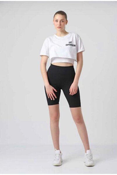 Produse.Top Colanti Scurti Dama raiati Negru CDFIT083