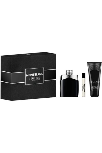 Mont Blanc Legend For Men Set Eau De Parfum 100ml + Eau De Parfum 7.5ml + Sg ...