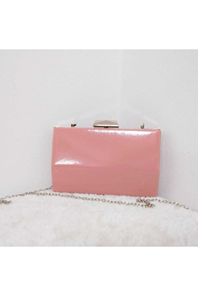 Produse.Top Geanta Eleganta clutch roz stil oglinda cu bareta din lant detasabila ACGD366