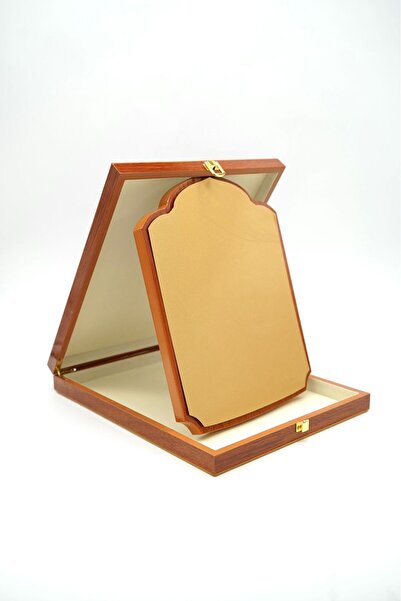 REX درع تكريم فاخر مقاس L مع صندوق خشبي و لوحة نحاسية للطباعة 69724