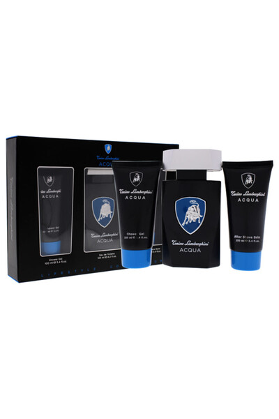 Tonino Lamborghini مجموعة أكوا للرجال، ماء تواليت 125 مل + عطر 100 مل + عطر 100 مل