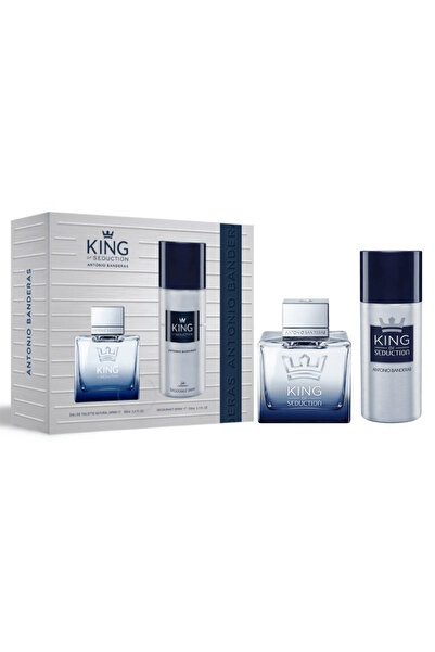 Antonio Banderas مجموعة كينج أوف سيدكشن للرجال: عطر أو دو تواليت 100 مل + بخاخ مزيل عرق 150 مل