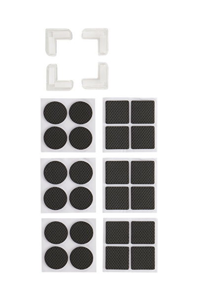 Lawazim Snail Furniture Pads 24 Piece - Non Slip Leg Pads with Corner Guards ...