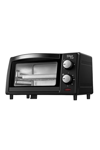 Zilan -Roza ZLN-4328 Mini Oven, 9 L, 800 W, Double-Glazed, 60 min Timer, Adjustable Thermostat, Black