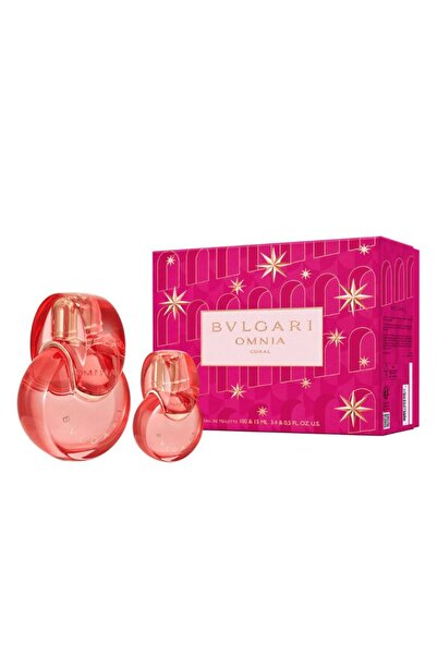 Bvlgari Omnia Coral For Women Set Eau De Toilette 100ml + Eau De Toilette 15ml